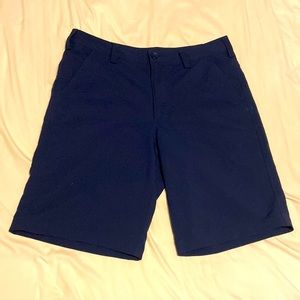Under Armour Men’s Driver Shorts. Size 34. Navy Blue.
